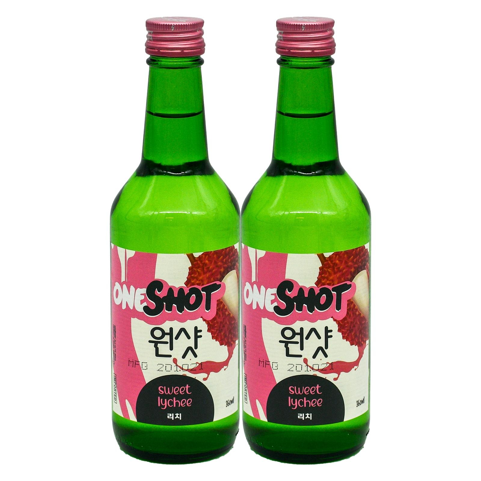 ONE SHOT Sweet Lychee Soju NTUC FairPrice