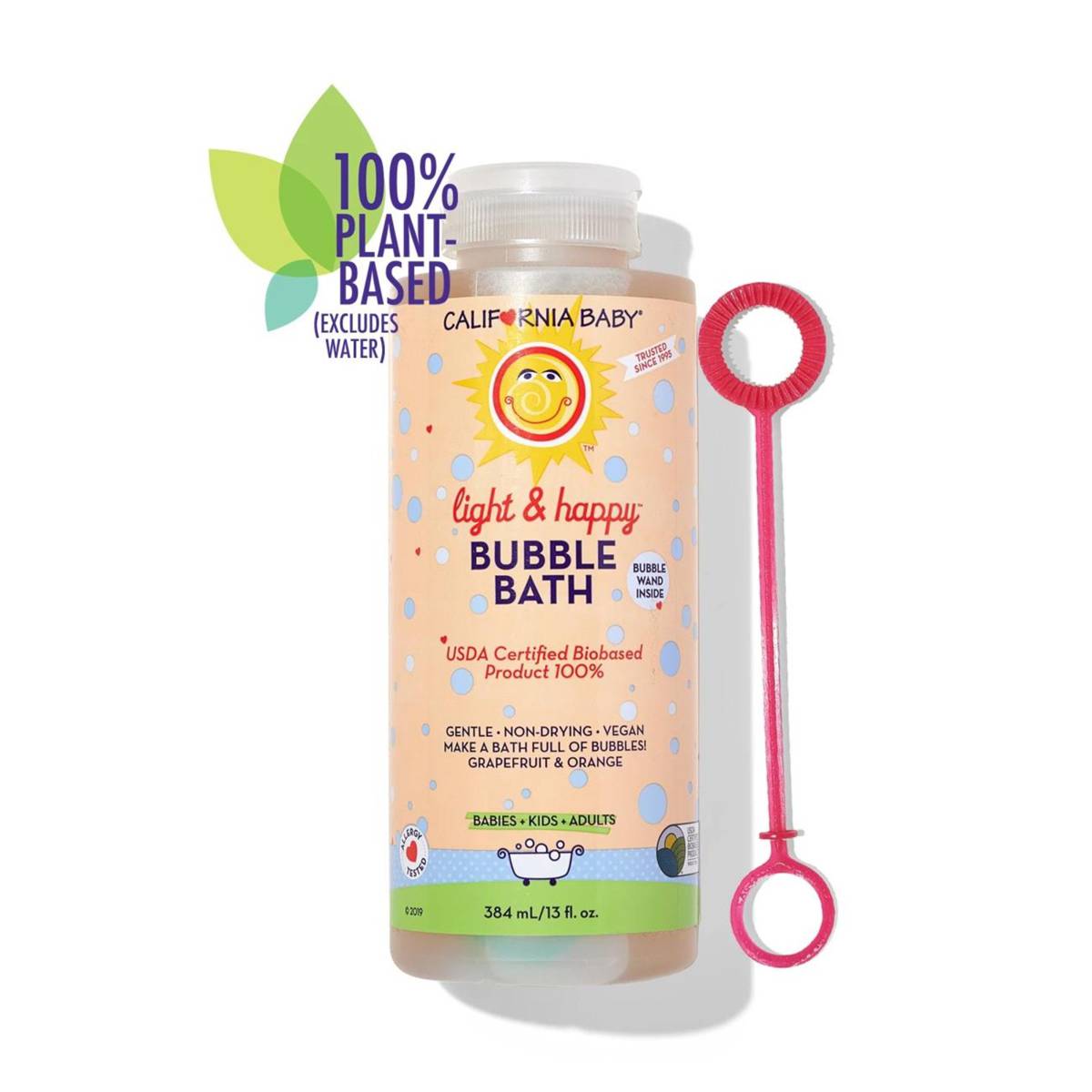 California Baby Bubble Bath Light & Happy 13oz NTUC FairPrice
