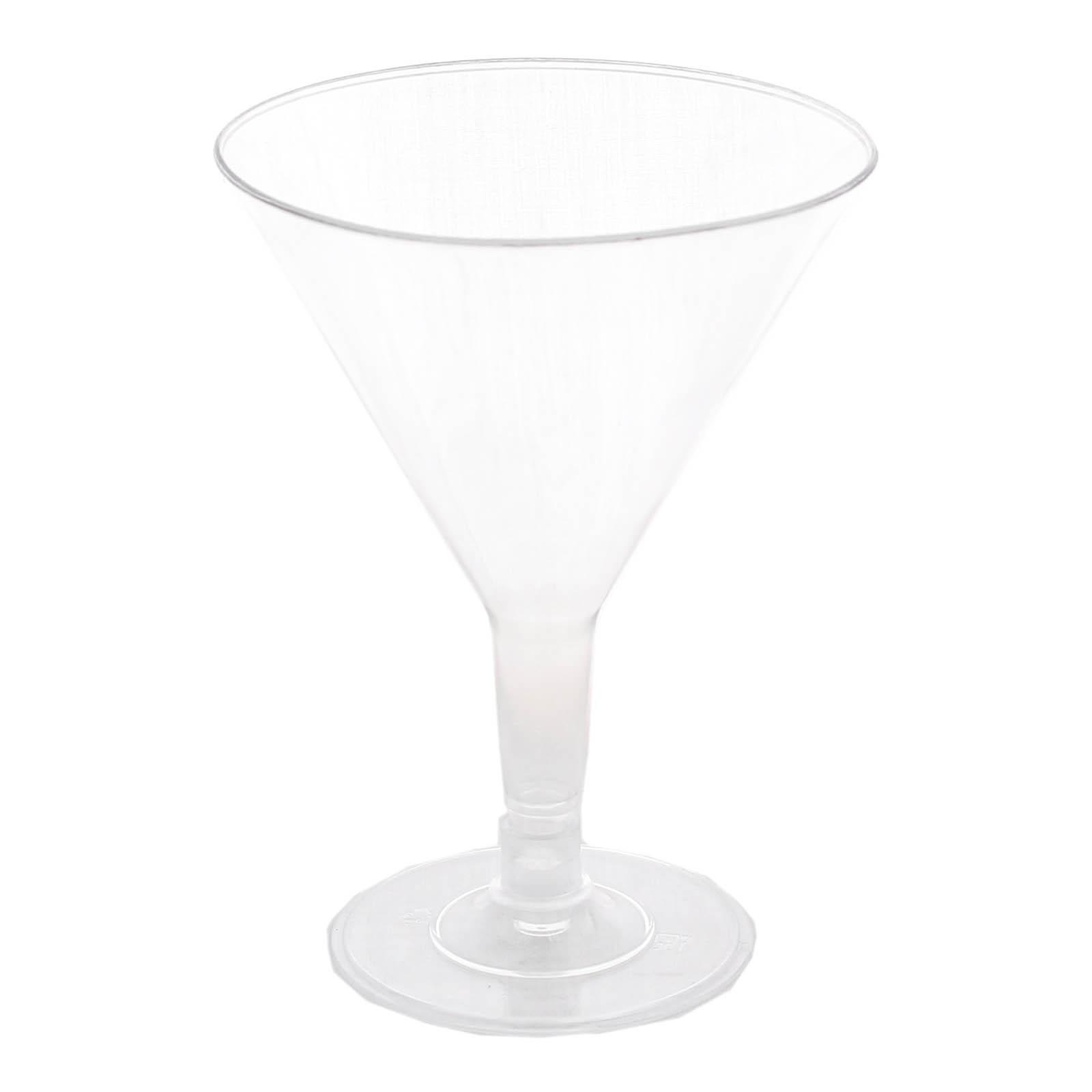 martini plastic cups