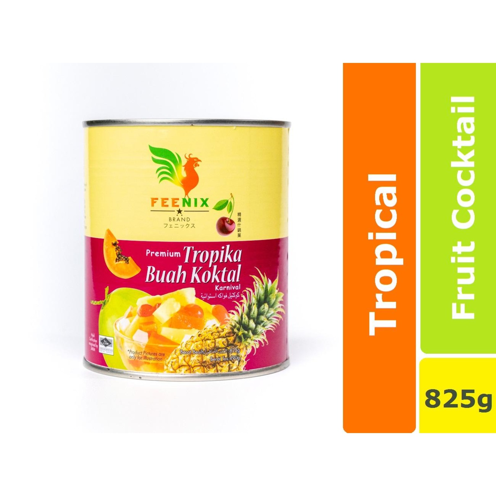 Feenix Can Food Premium Tropical Fruit Cocktail Carnival Ntuc Fairprice