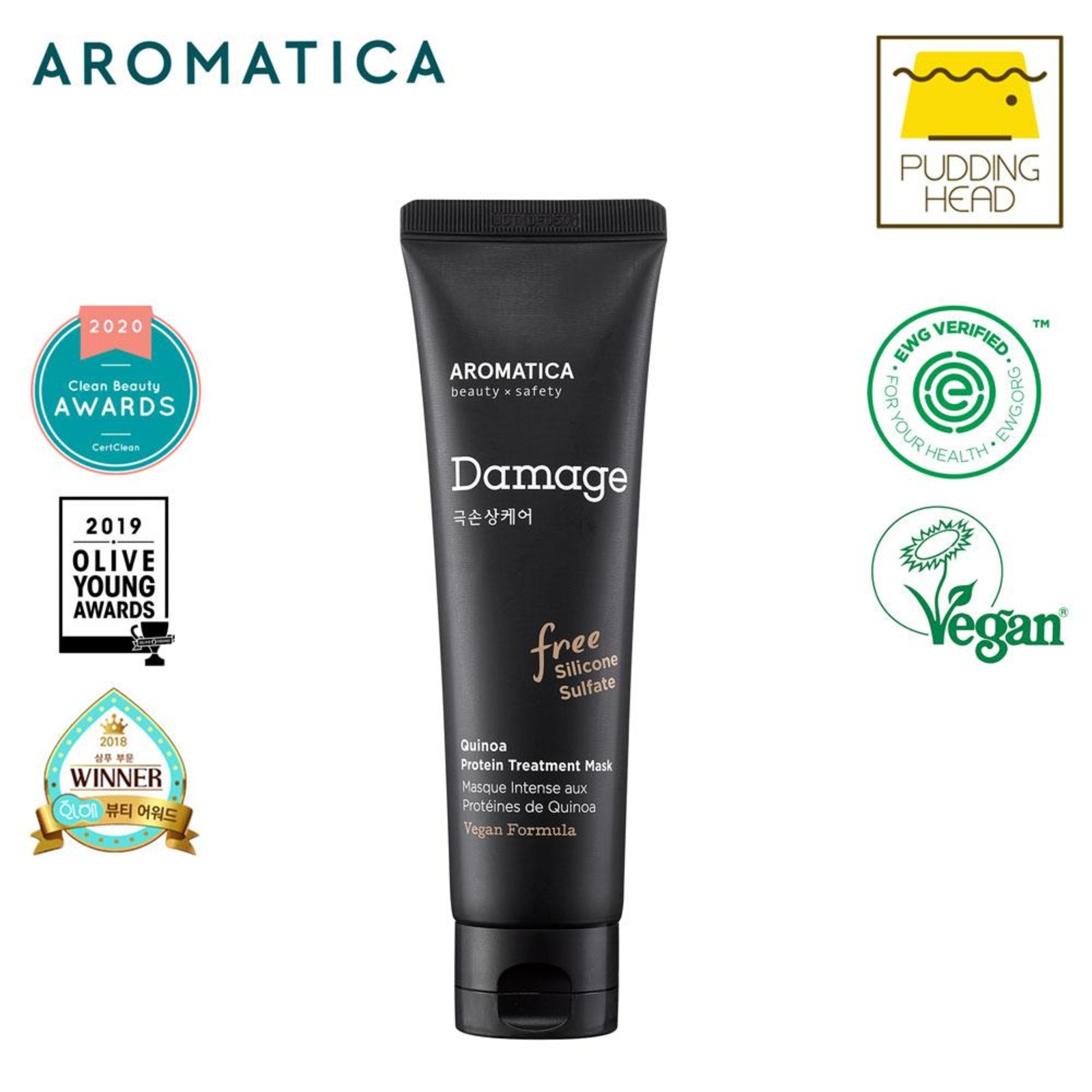 AROMATICA Quinoa Protein Treatment Mask 160ml NTUC FairPrice