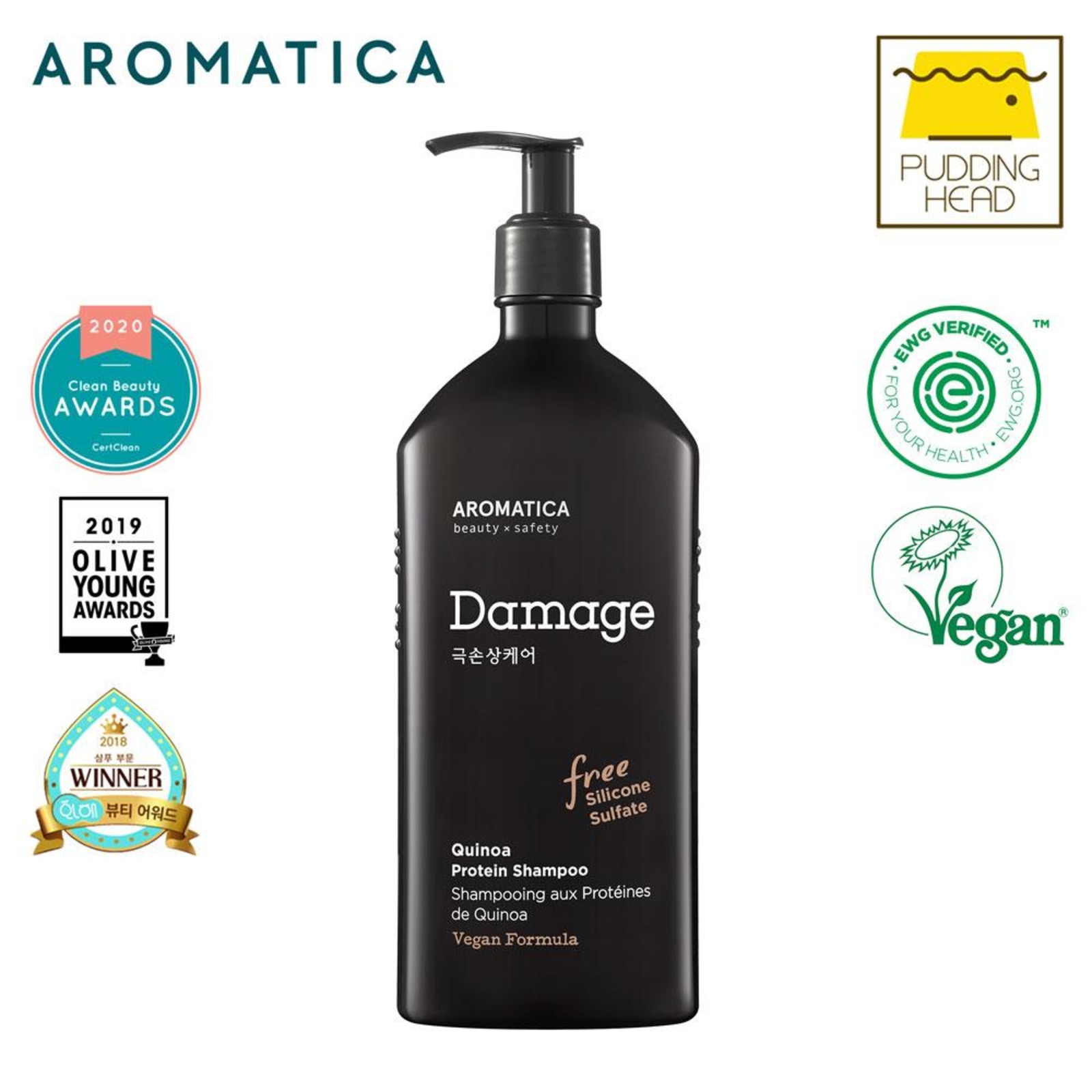 AROMATICA AROMATICA Quinoa Protein Shampoo NTUC FairPrice