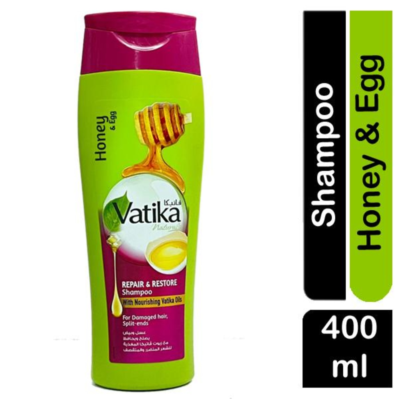Vatika Naturals HONEY & EGG Shampoo Repair & Restore NTUC FairPrice