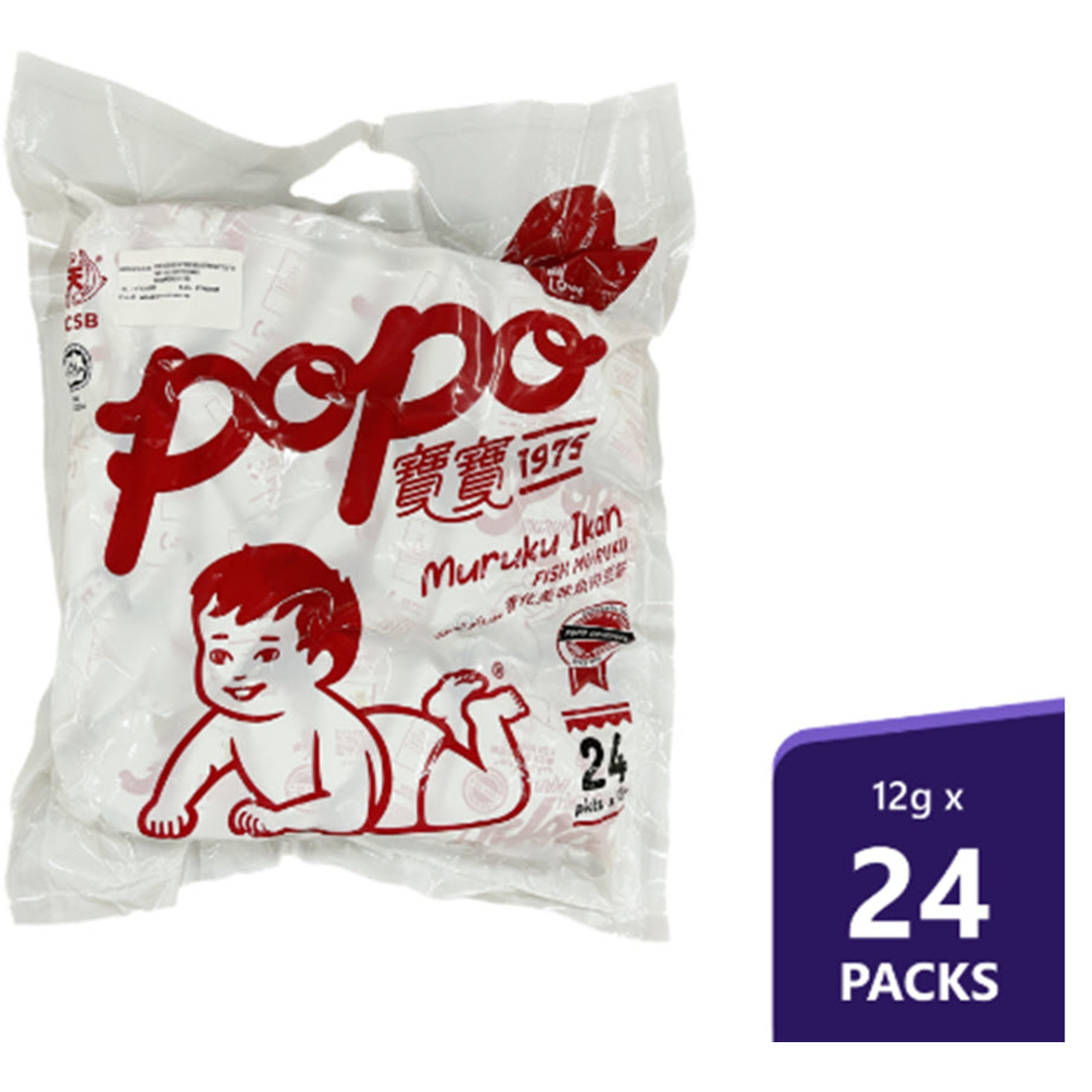 POPO FISH MURUKU 24PKT X 12G | NTUC FairPrice