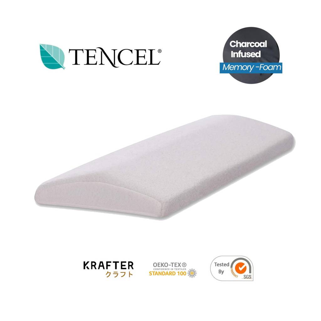 Krafter Tencel Lyocell Lumbar memory foam pillow NTUC FairPrice