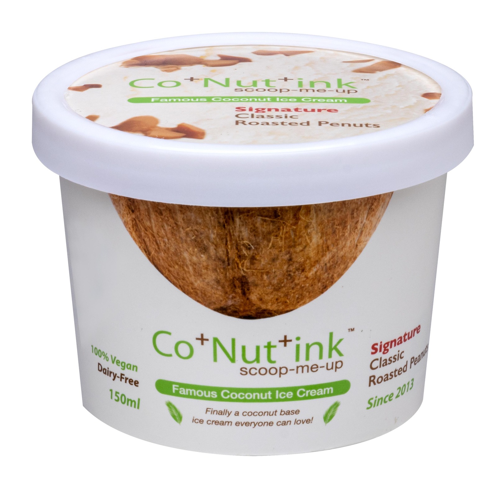 Co Nut Ink Coconut Ice Cream with Roasted Peanuts NTUC FairPrice