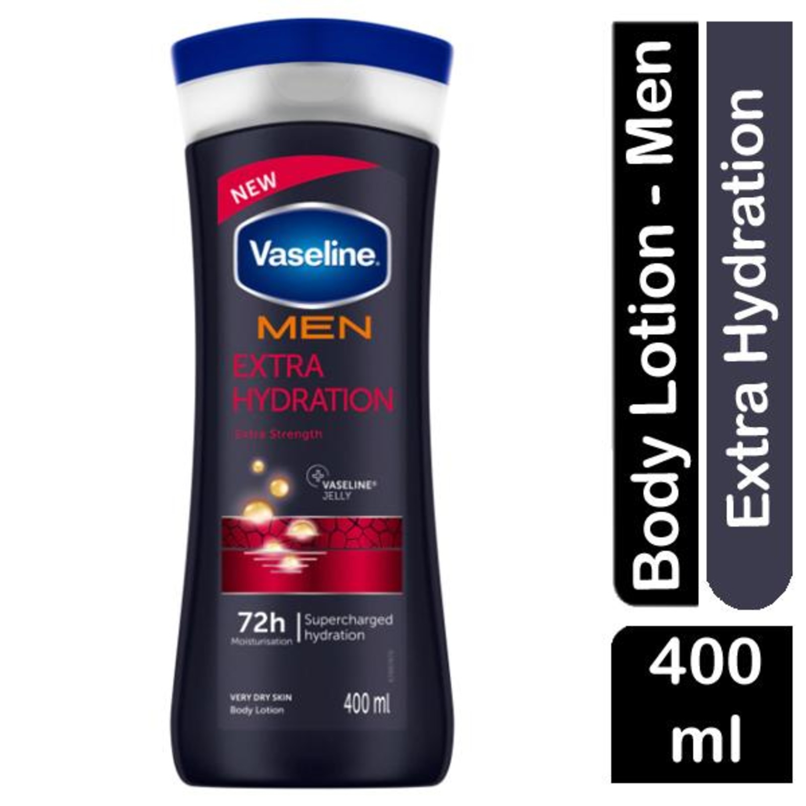 Vaseline MEN EXTRA HYDRATION 72H Moisturisation Body Lotion NTUC