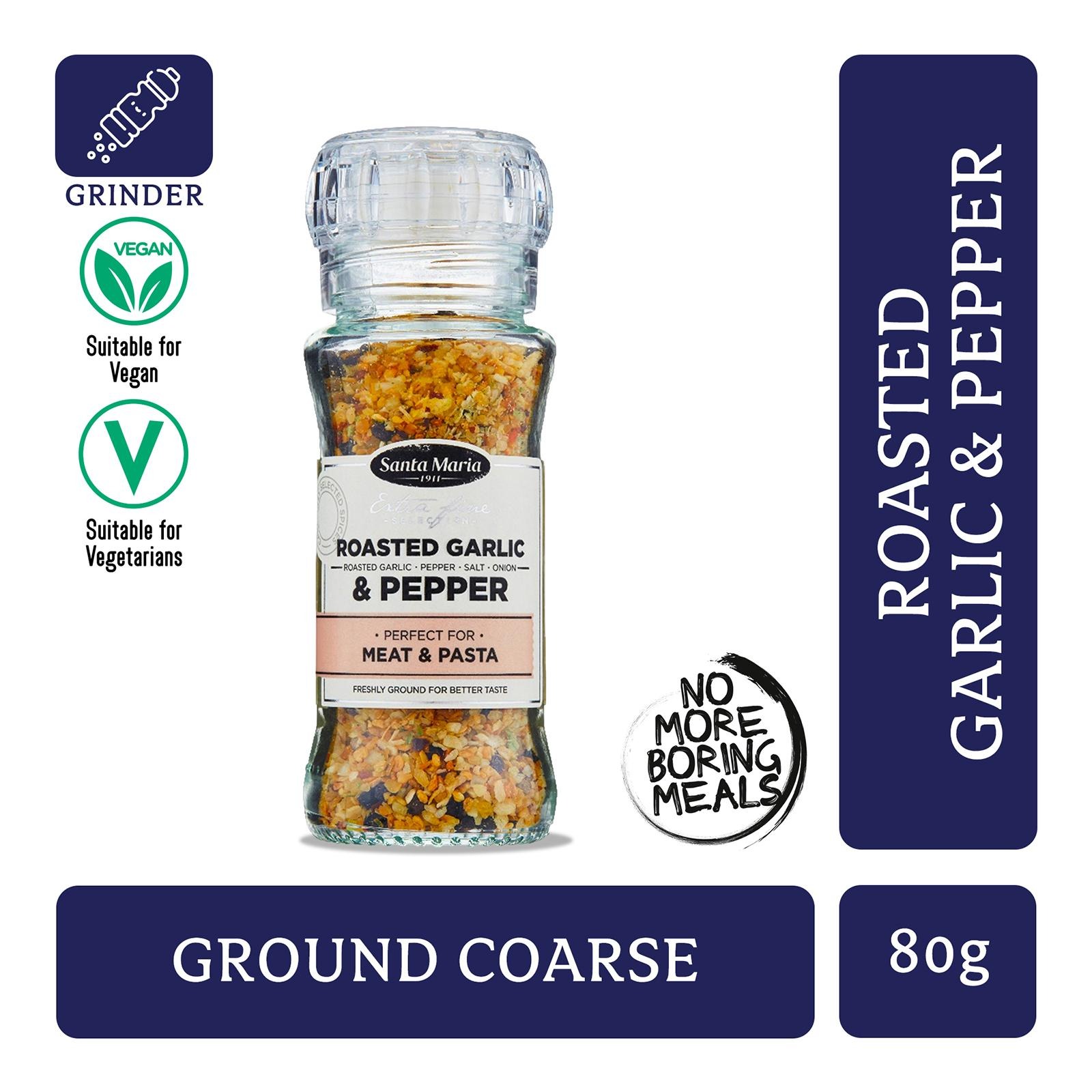 Santa Maria Roasted Garlic & Pepper Grinder NTUC FairPrice