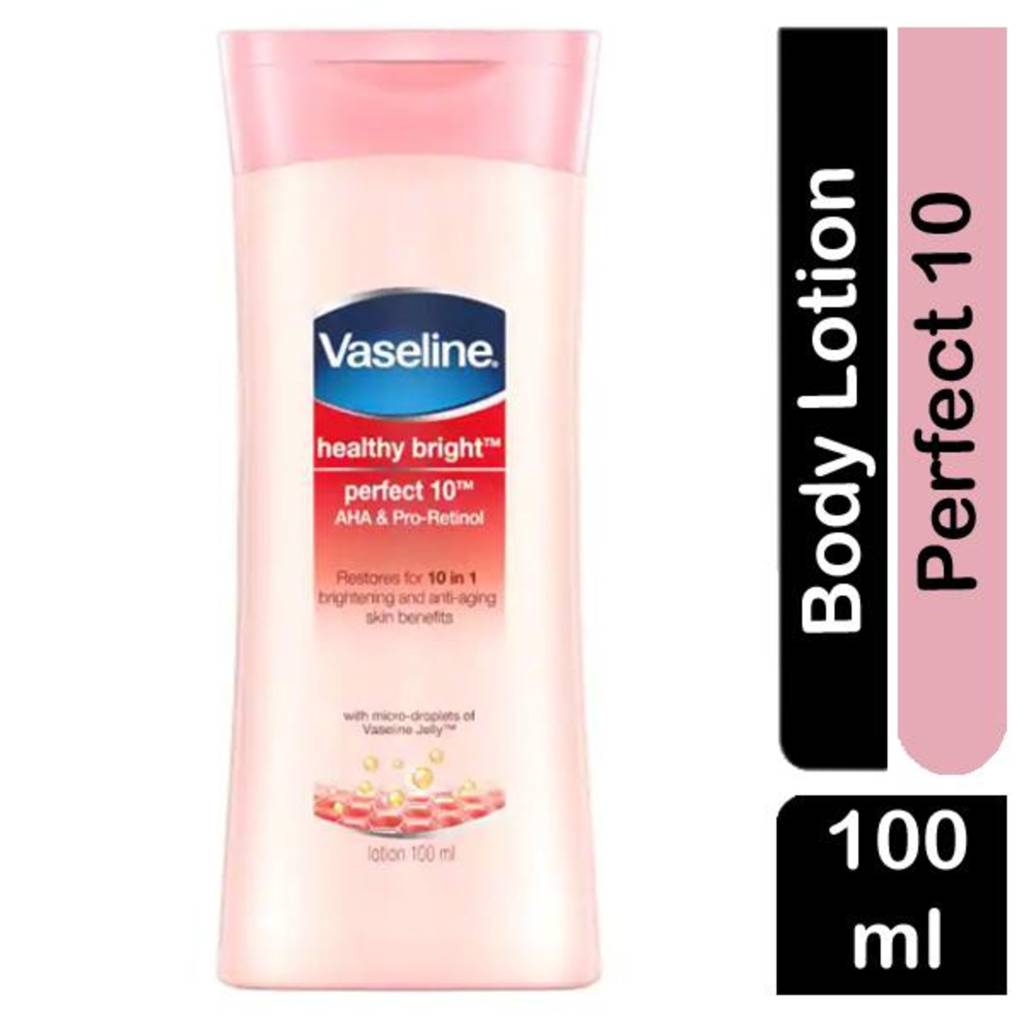 Vaseline Healthy Bright Perfect 10 AntiAging Body Lotion NTUC FairPrice