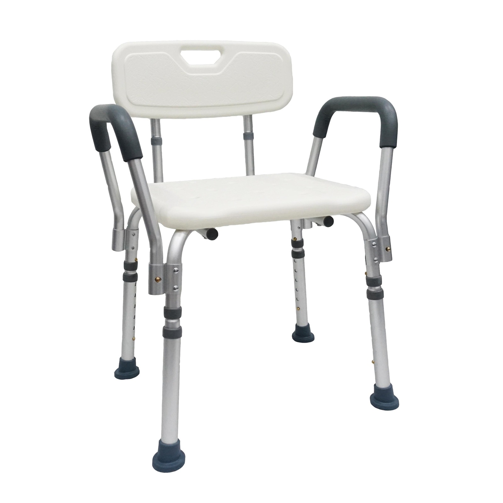 TGC Toolfree Shower Chair with Backrest & Handles NTUC FairPrice