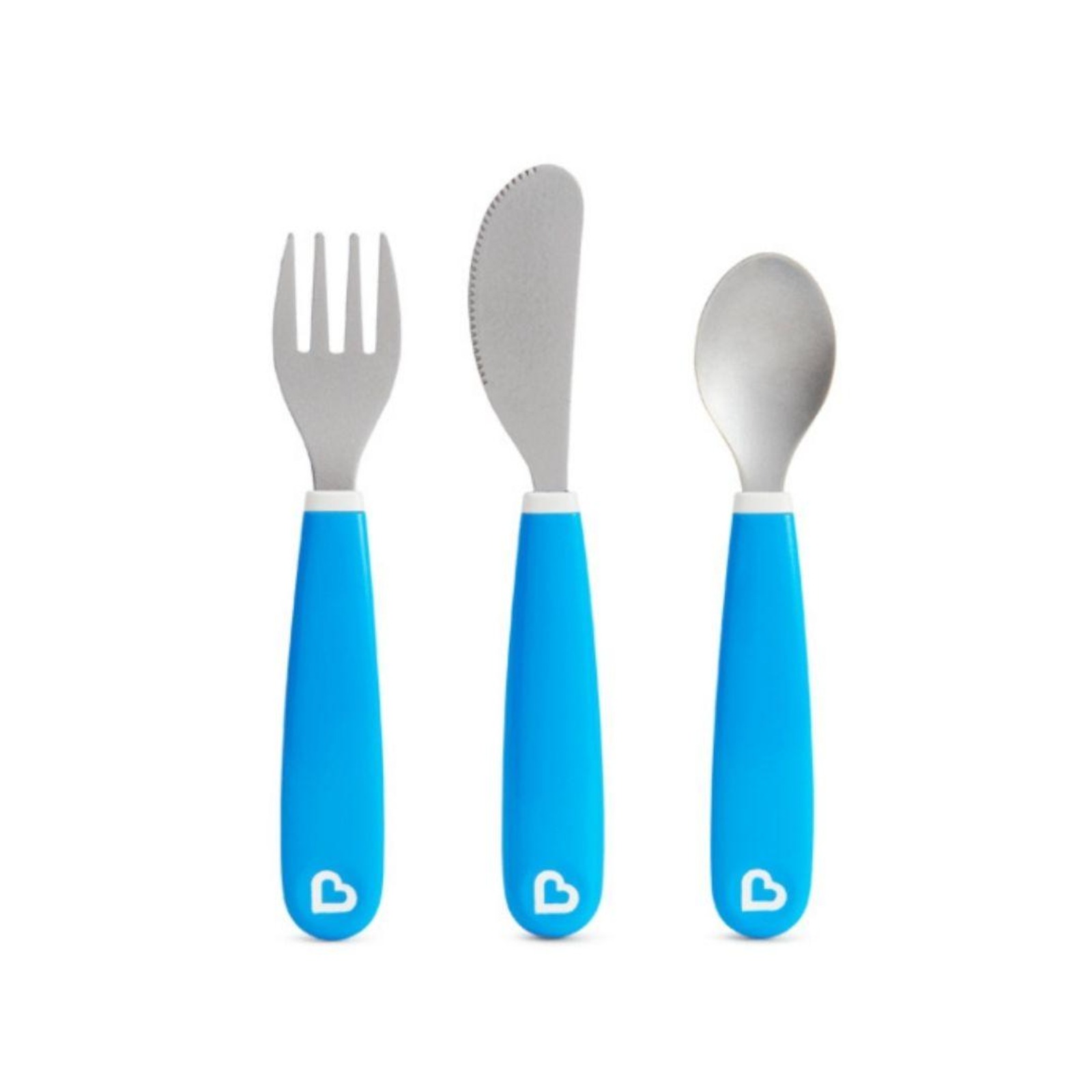 Munchkin Splash Toddler Fork, Knife & Spoon Set (Blue) NTUC FairPrice