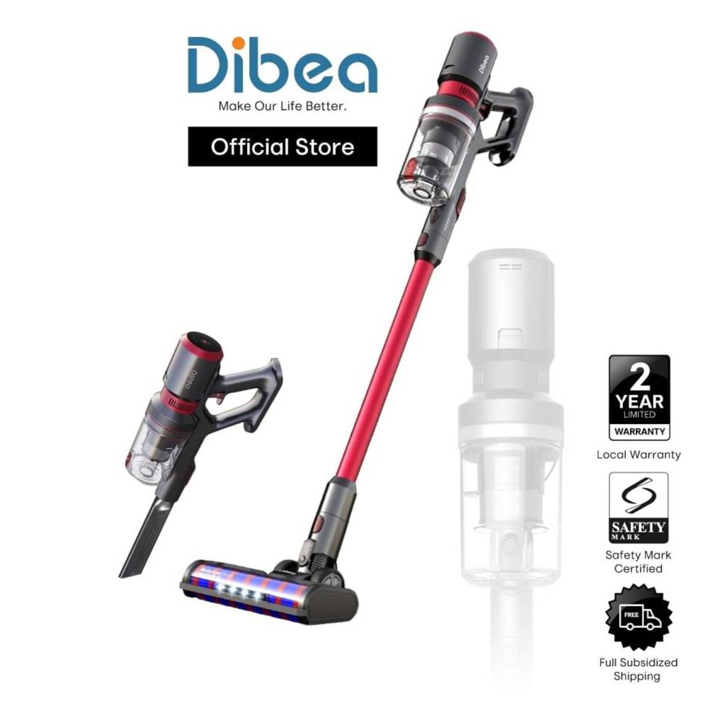 Dibea F20 Max Cordless Vacuum Cleaner at 25,000 PA NTUC FairPrice