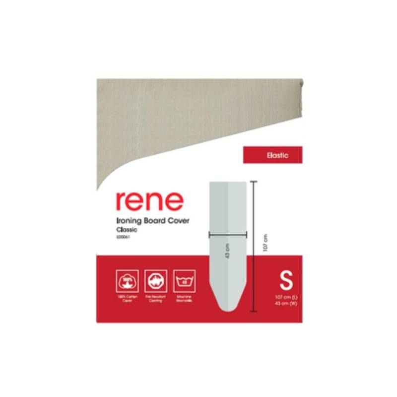 Rene Ironing Board Cover Elastic L [3Mm Thickness Padding] NTUC FairPrice
