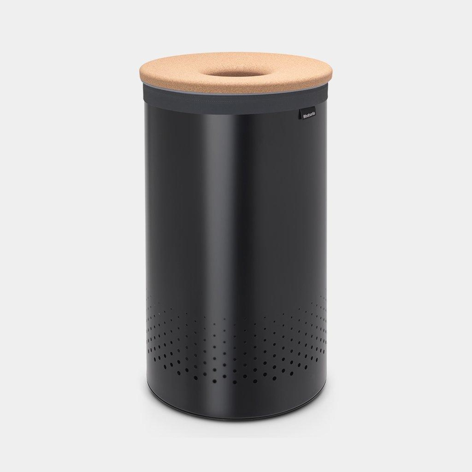 Brabantia Laundry Bin 60 Ltr Black with Cork Lid NTUC FairPrice