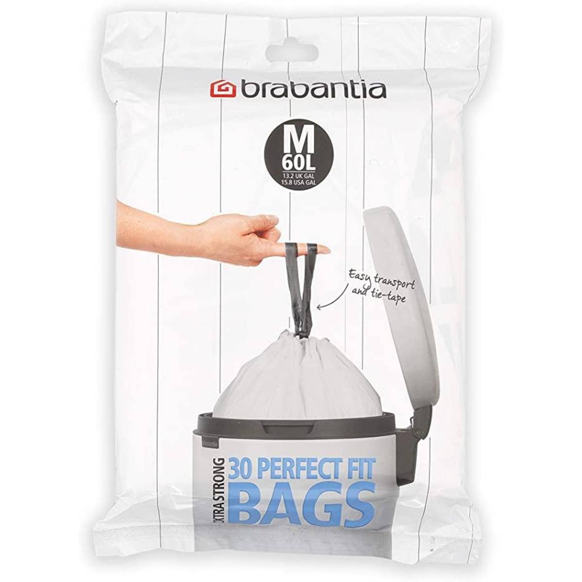BRABANTIA PerfectFit Bags (Code M) Bo Bin 60L Bulk Pack 40s NTUC