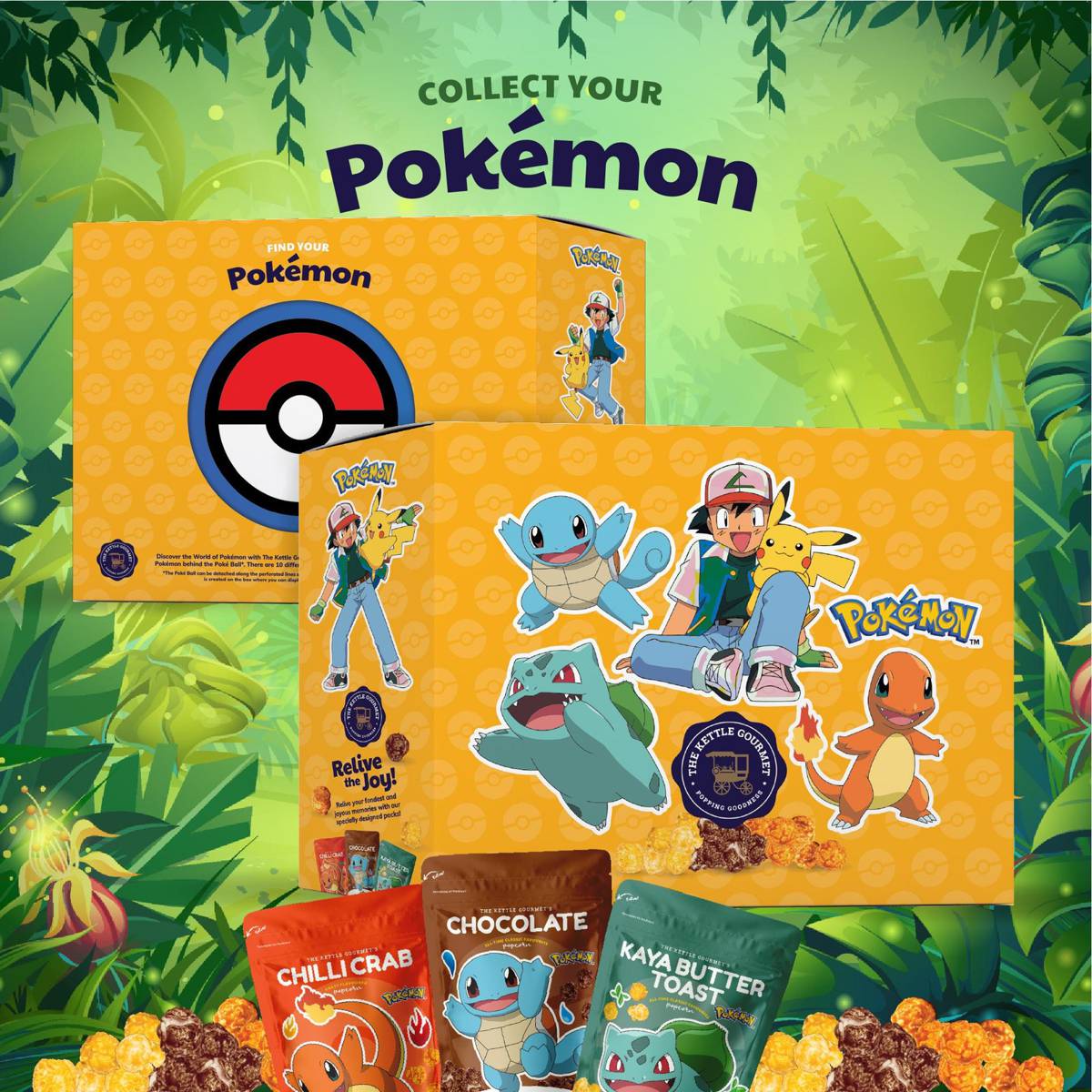 The Kettle Gourmet Pokemon Gift Box NTUC FairPrice