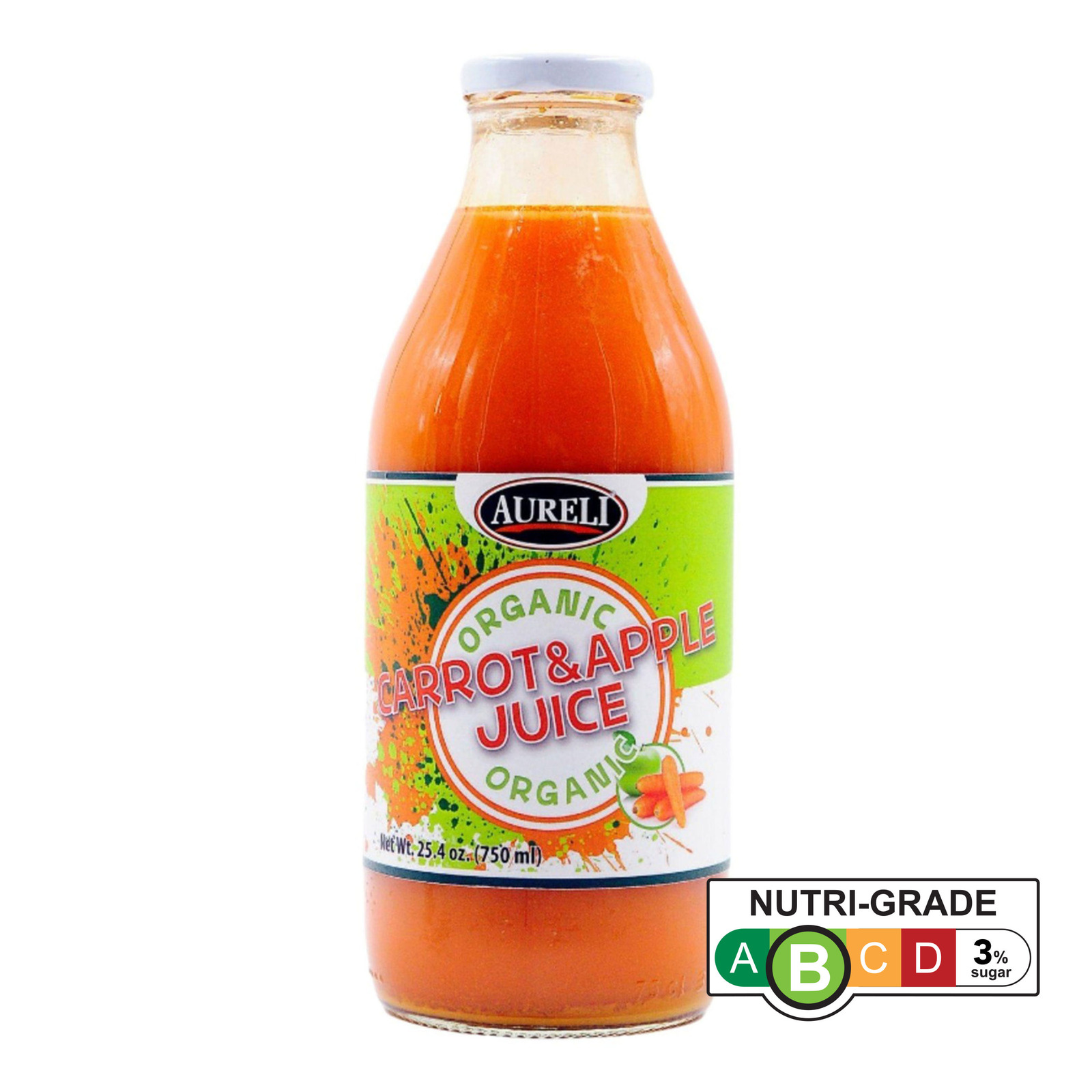 Aureli Organic Fresh Carrot Apple JuiceNo Sugar Added NTUC FairPrice