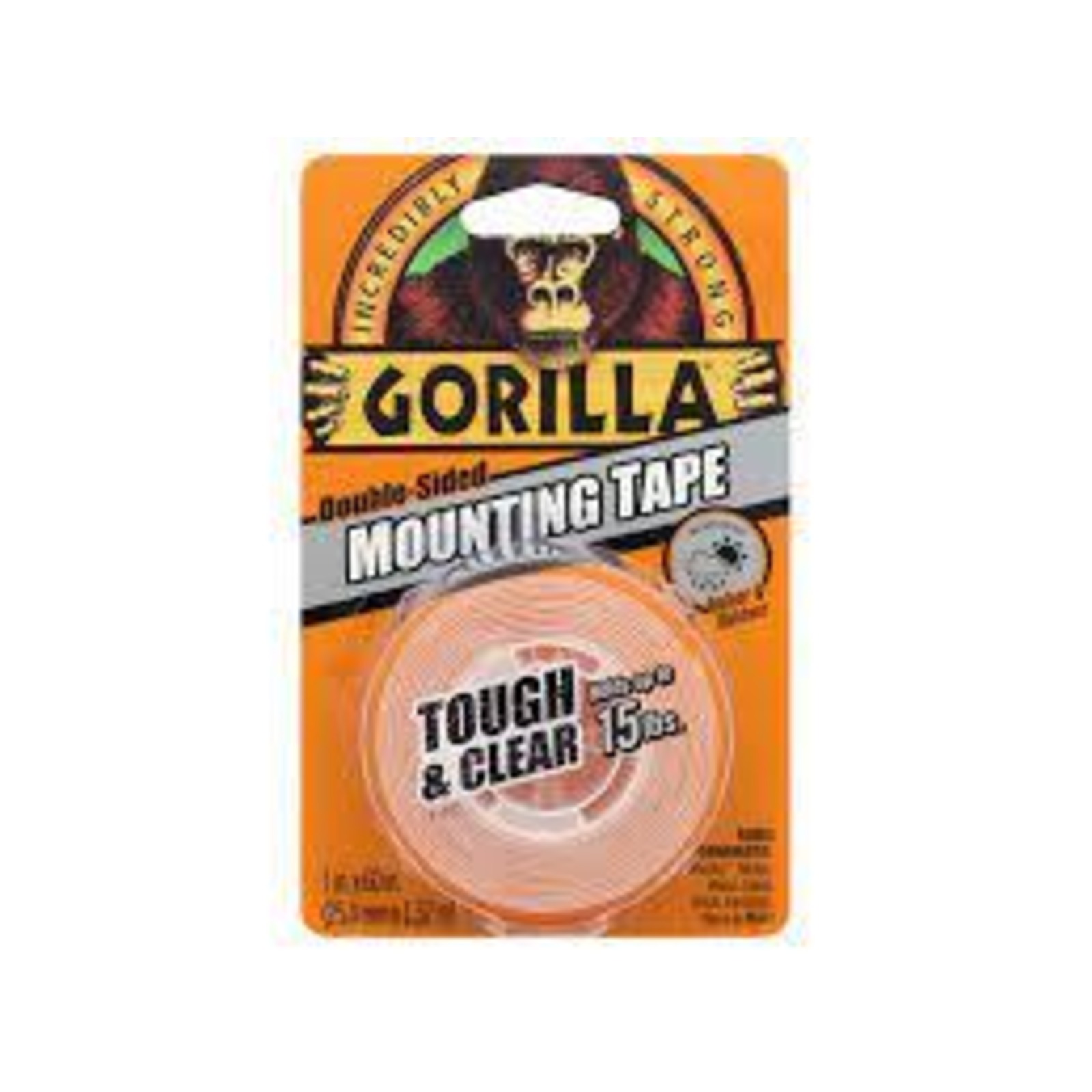 Gorilla Tough & Clear Mounting Tape 5ft 6065003 NTUC FairPrice