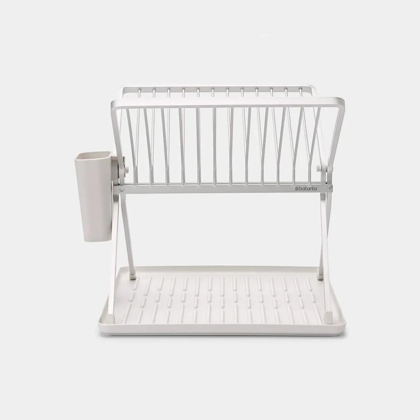 Brabantia Foldable Dish Dry Rack Light Grey NTUC FairPrice