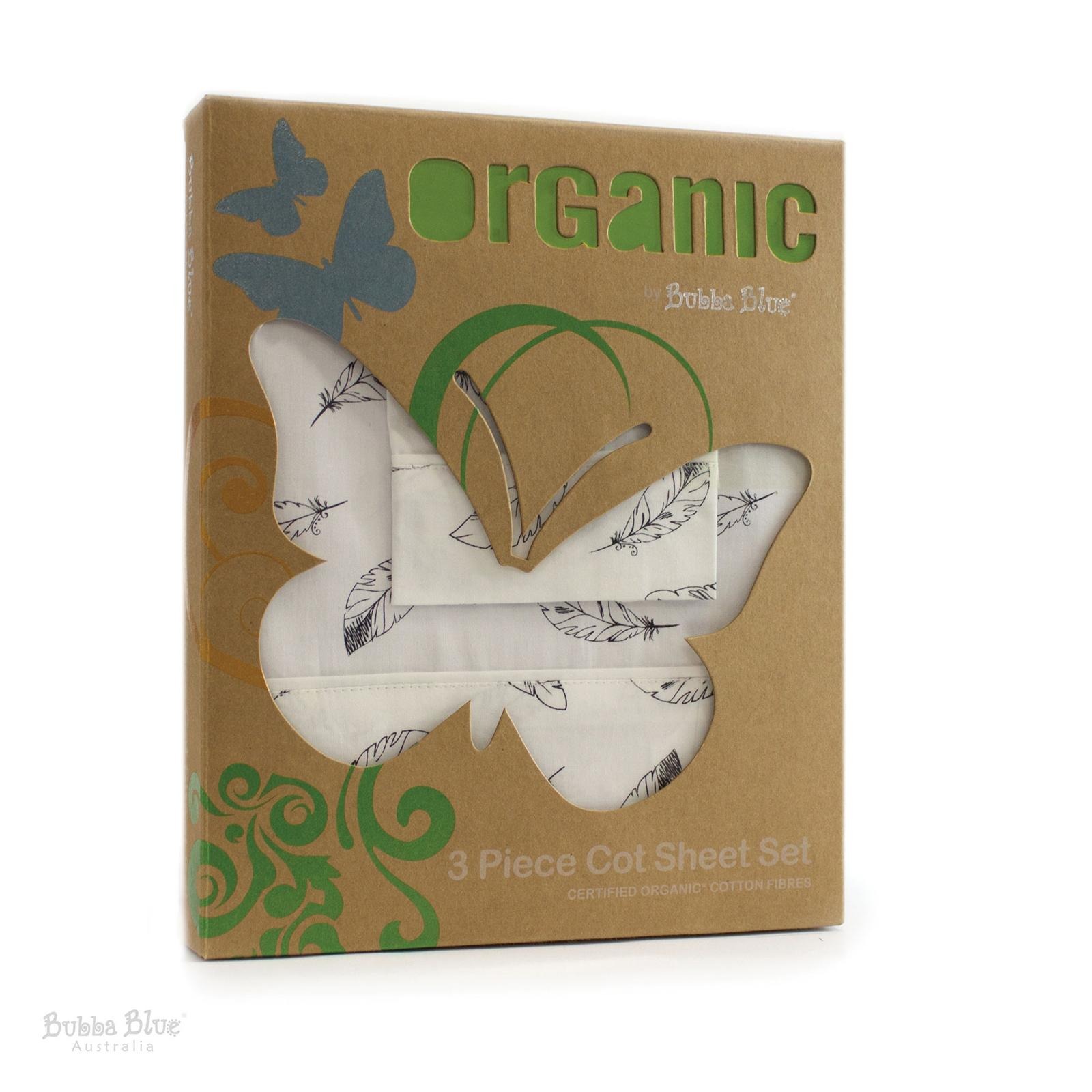 organic cot sheet set