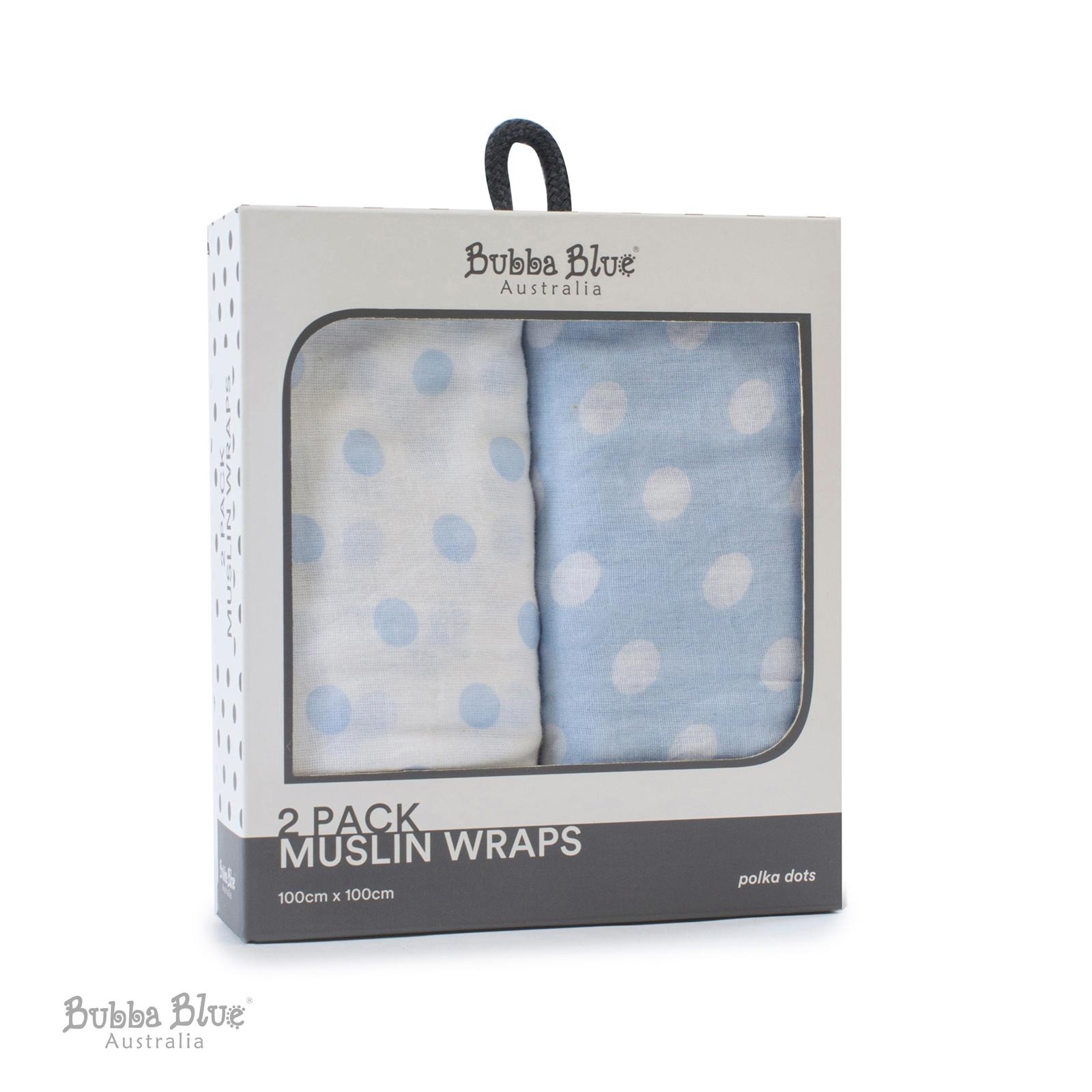 bubba blue muslin wrap