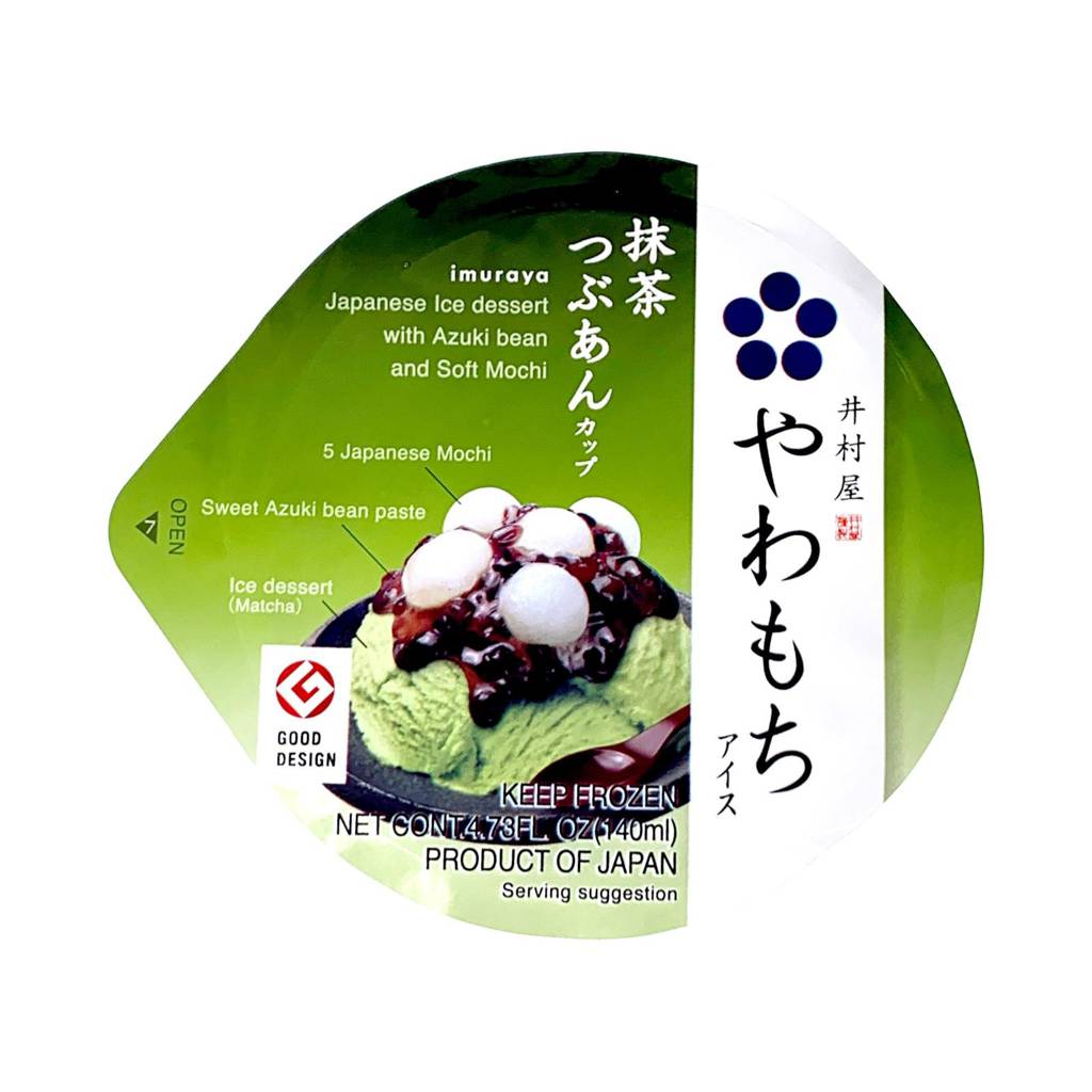 Imuraya Matcha Red Bean Mochi Ice Cream Cup NTUC FairPrice