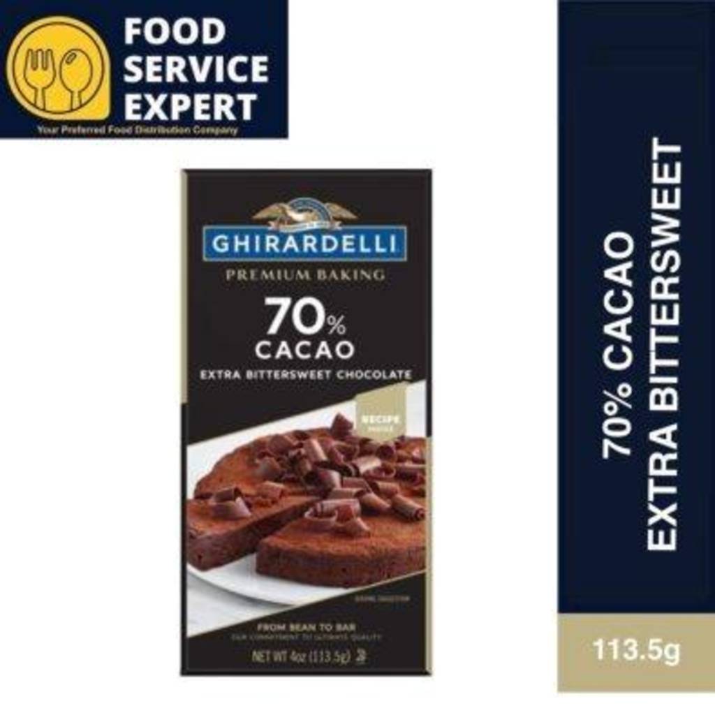 Ghirardelli 70 Cacao Extra Bittersweet Chocolate Baking Bar NTUC