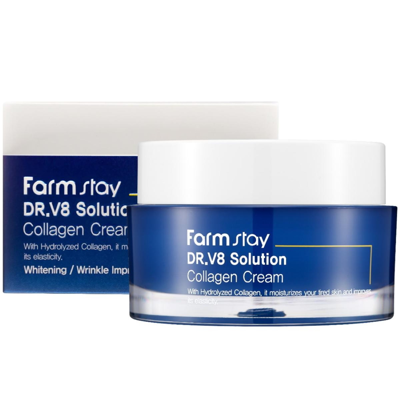 Farm Stay Dr.V8 Solution Collagen Cream | NTUC FairPrice