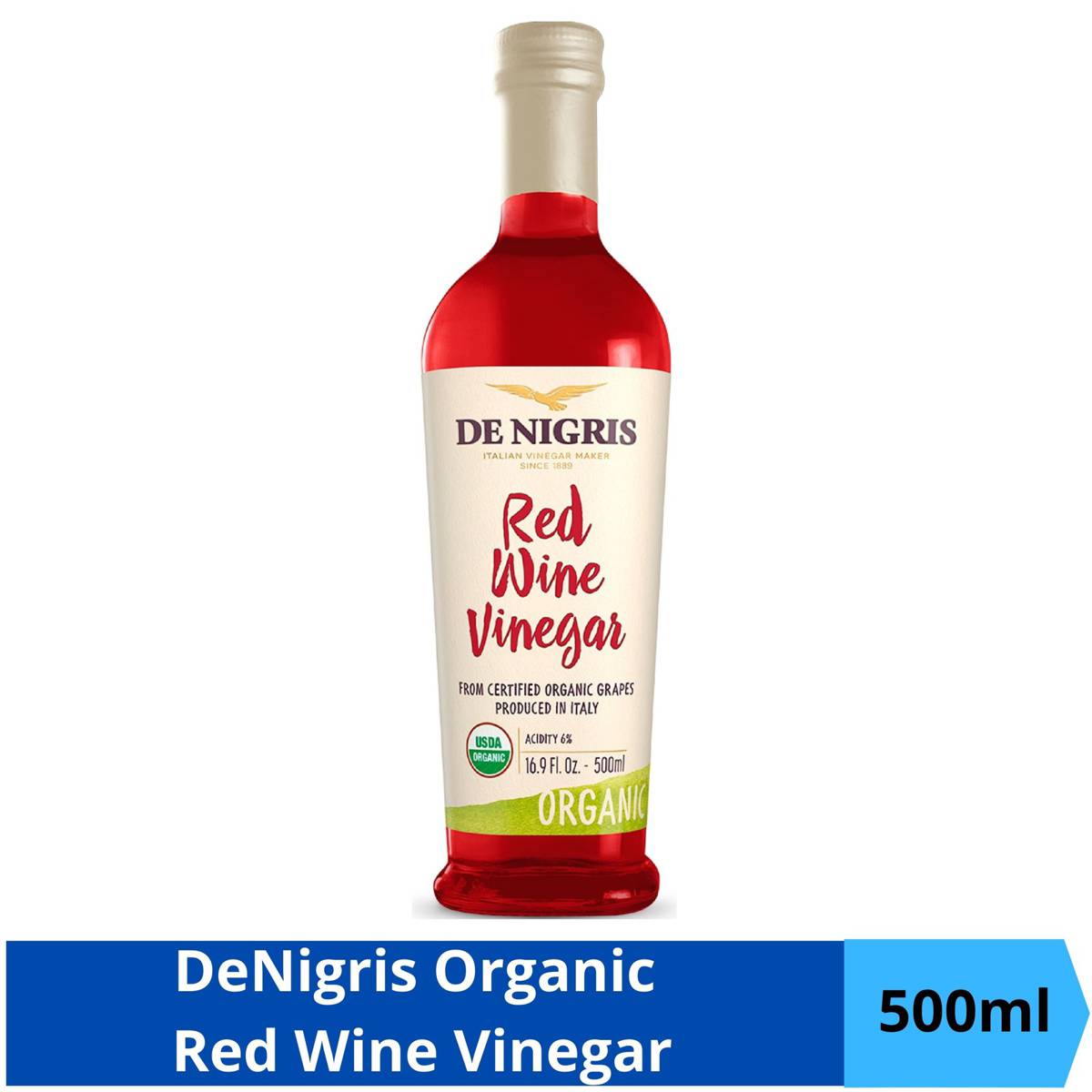 De Nigris Organic Red Grape Wine Vinegar NTUC FairPrice