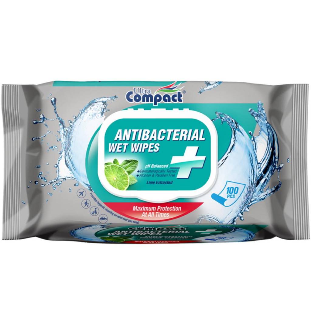 Ultra Compact Antibacterial Wet Wipes NTUC FairPrice