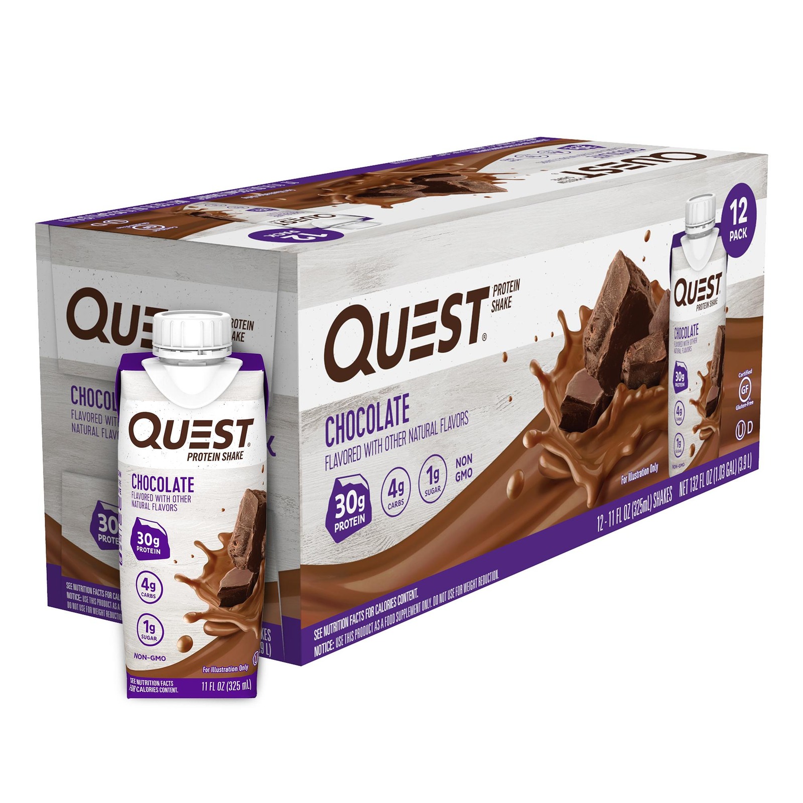 Quest Nutrition Protein Shake Chocolate NTUC FairPrice