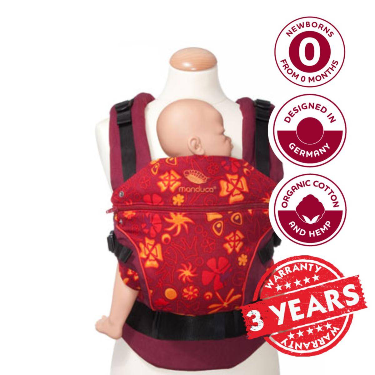 Manduca First Limited Edition Paradise Glow Baby Carrier NTUC FairPrice