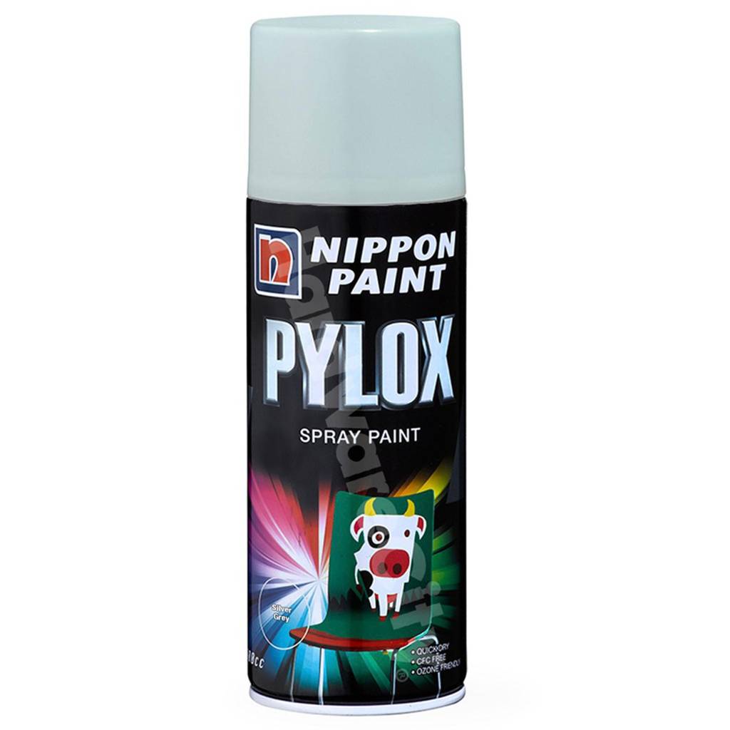 Nippon Paint Spray Paint Pylox Silver Grey 43 NTUC FairPrice