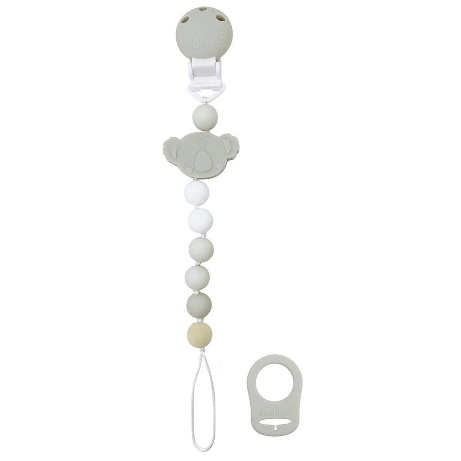 Kushies Silibeads Silicone Pacifier Clip Koala NTUC FairPrice