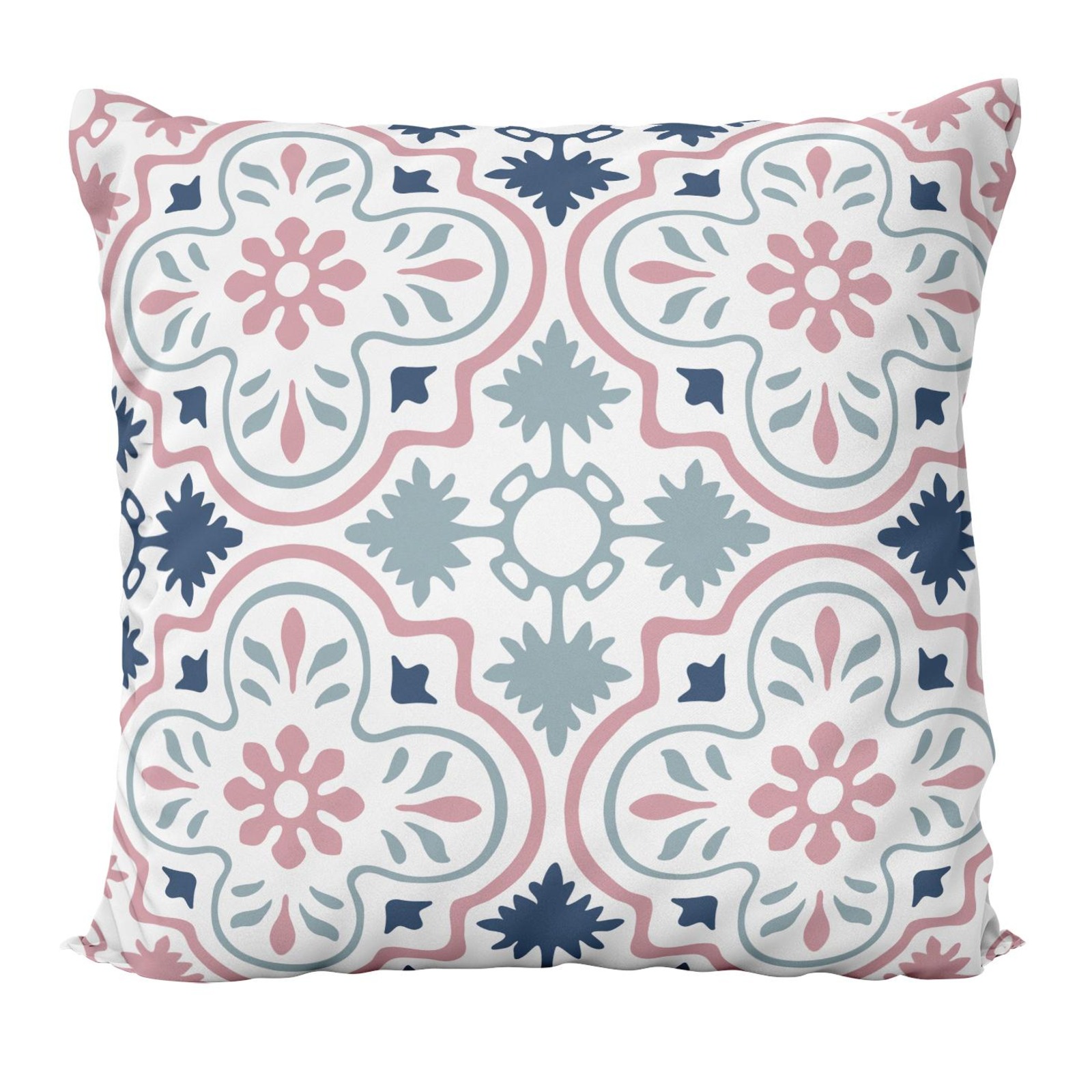 pink pattern cushion