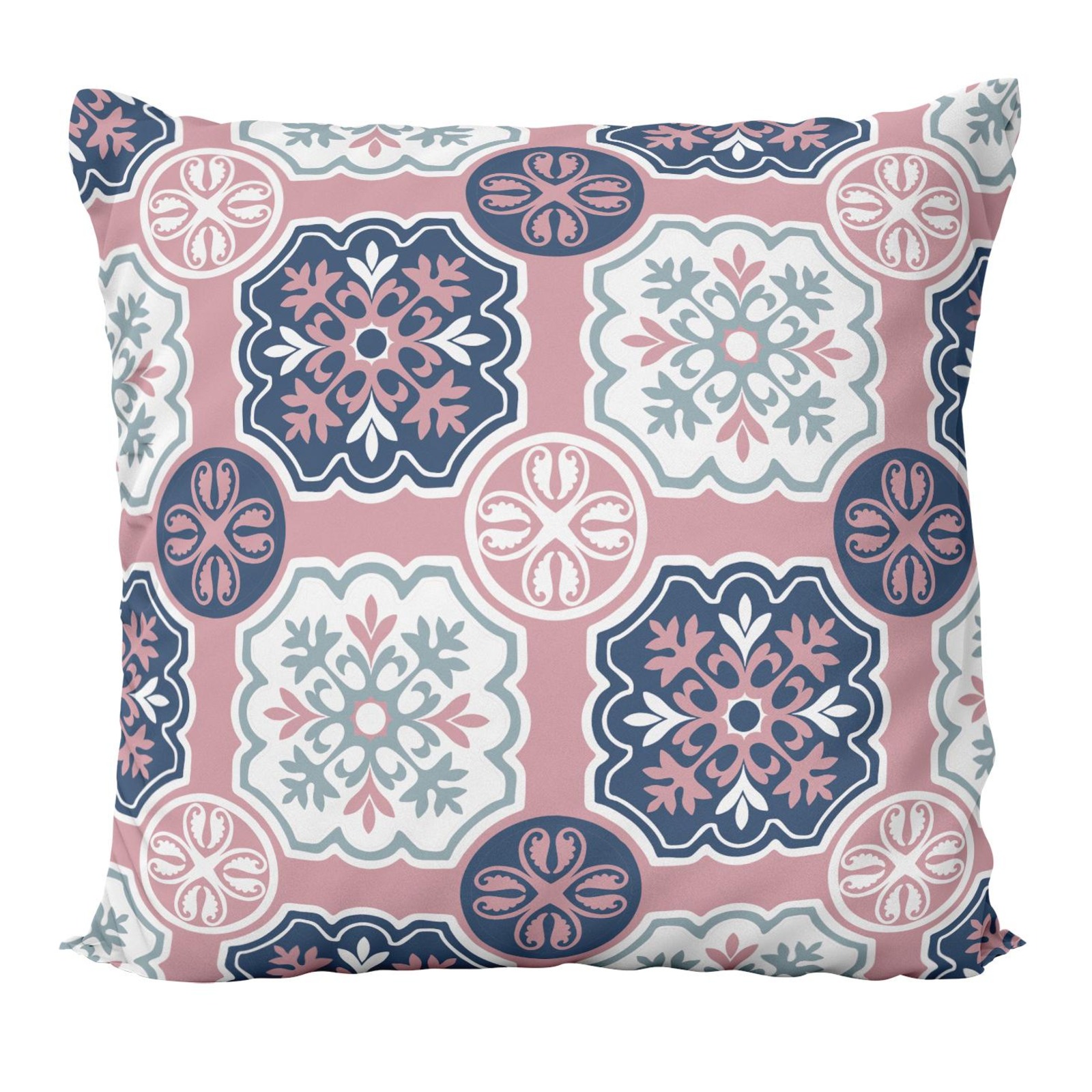 pink pattern cushion
