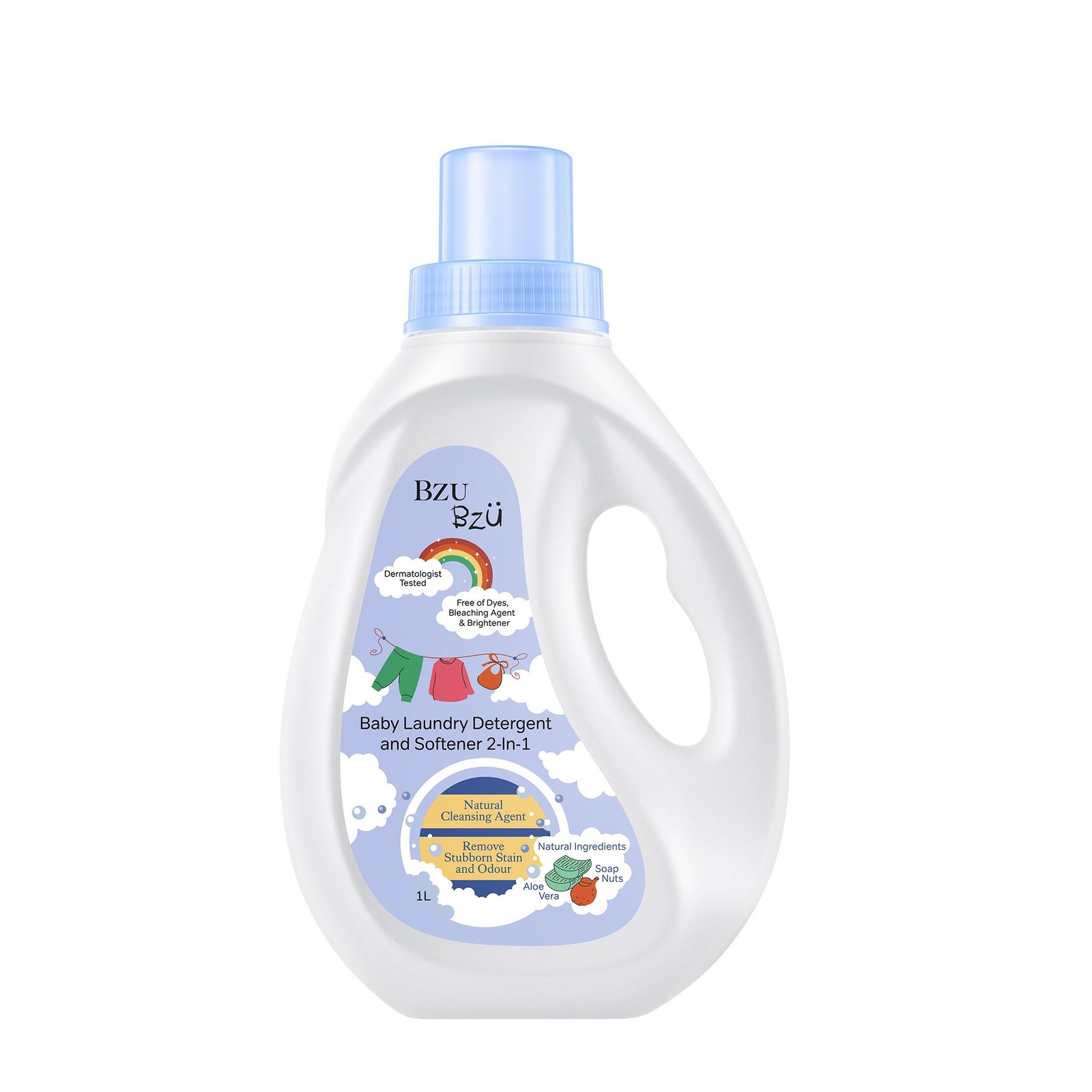 Bzu Bzu Baby Laundry Detergent & Softener 2in1 NTUC FairPrice