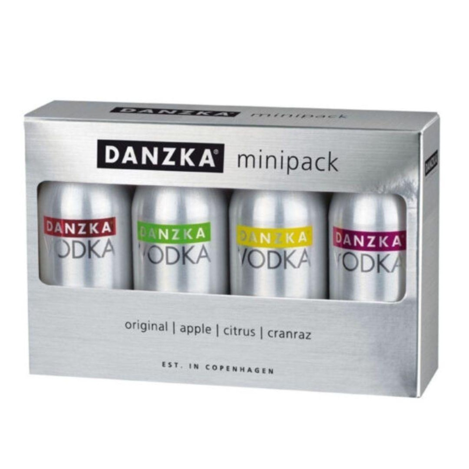 Danzka Vodka Mini Pack 4 piece NTUC FairPrice
