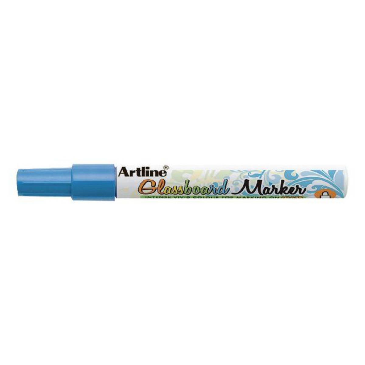Artline Glass Board Marker EPG4 Light Blue NTUC FairPrice