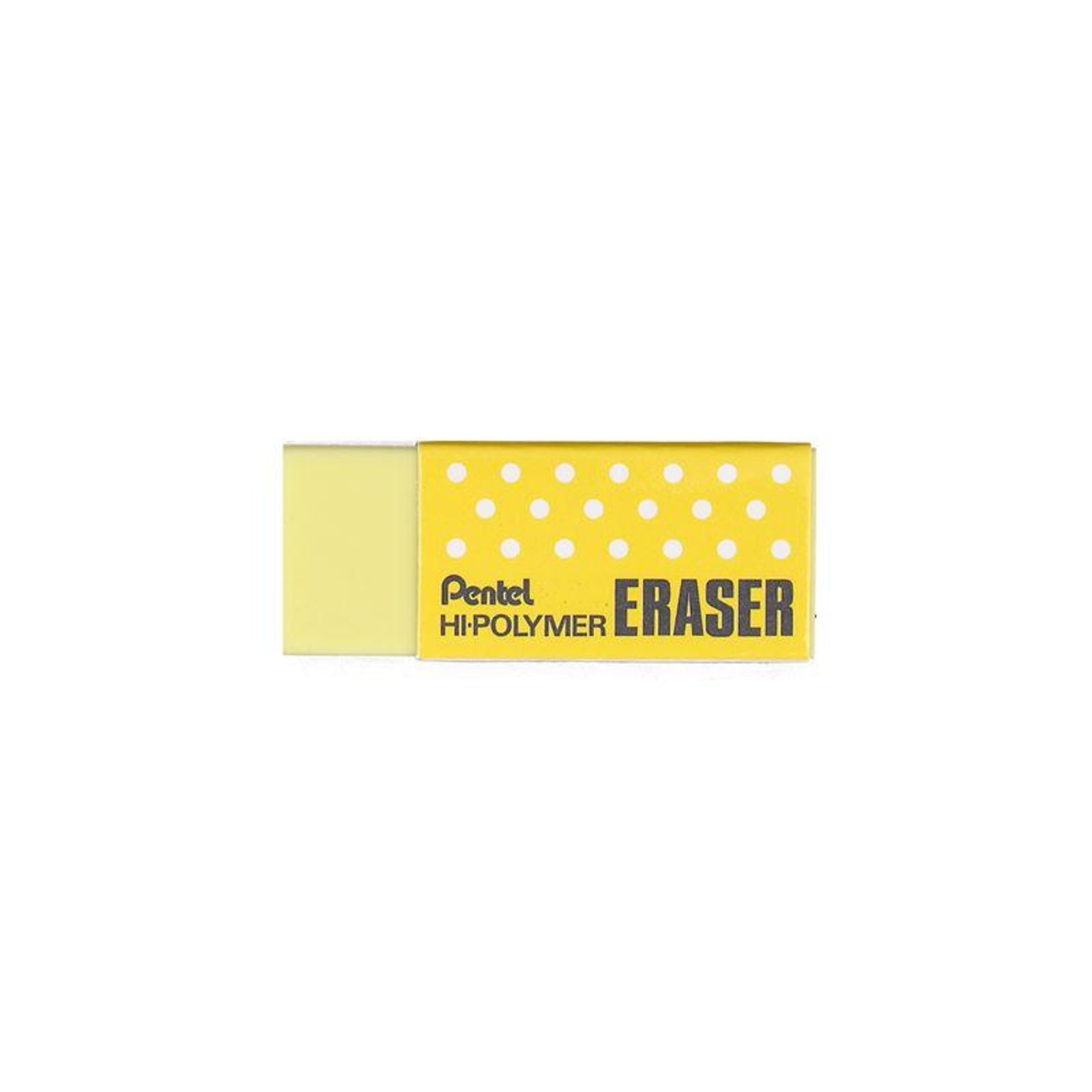 Pentel HiPolymer Medium Eraser ZEH05G Yellw NTUC FairPrice