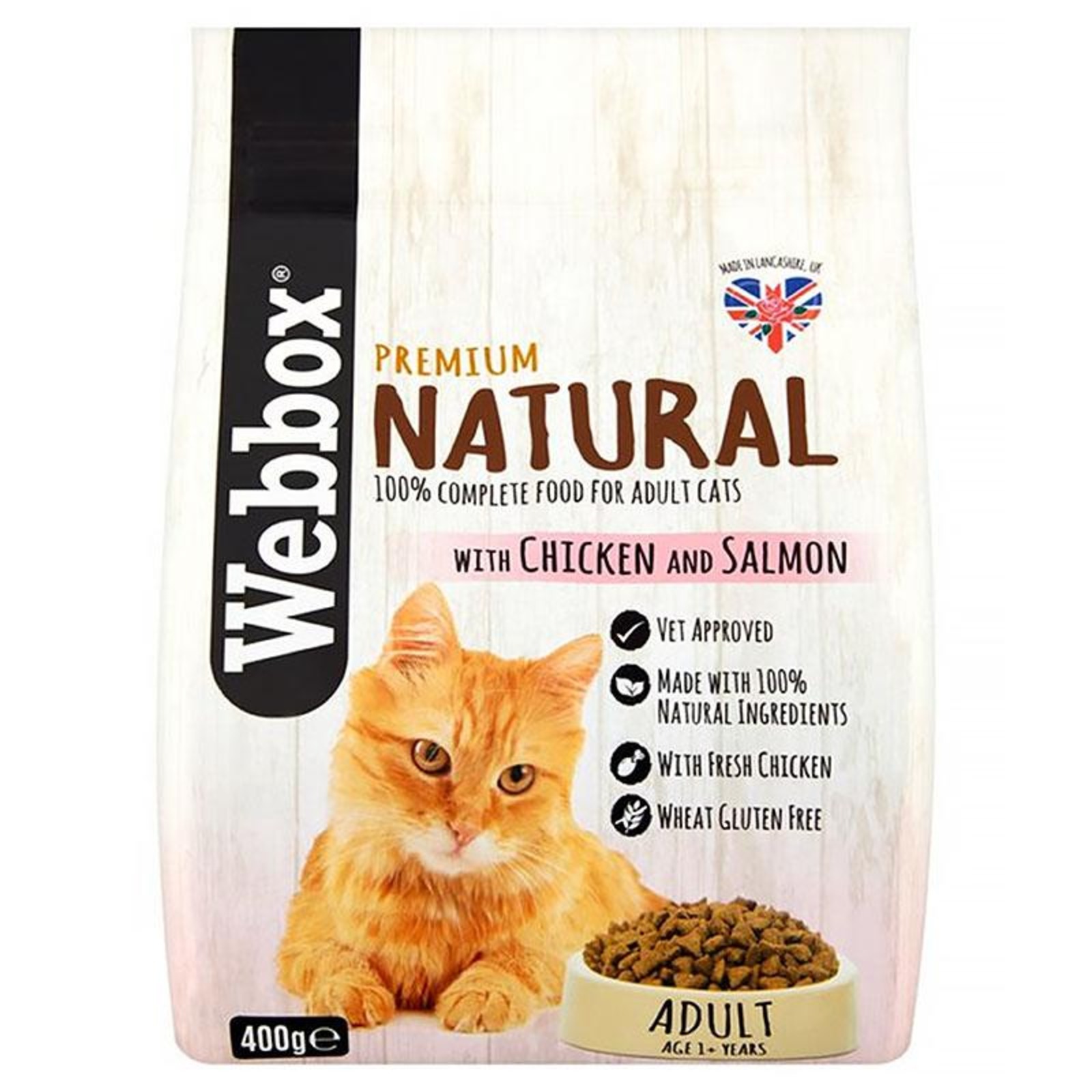 box Natural Chicken & Salmon Dry Cat Food NTUC FairPrice