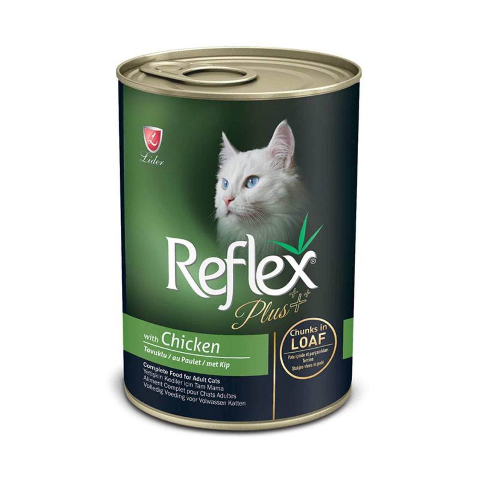 Reflex Plus Chicken Chunks In Loaf Canned Wet Food NTUC FairPrice