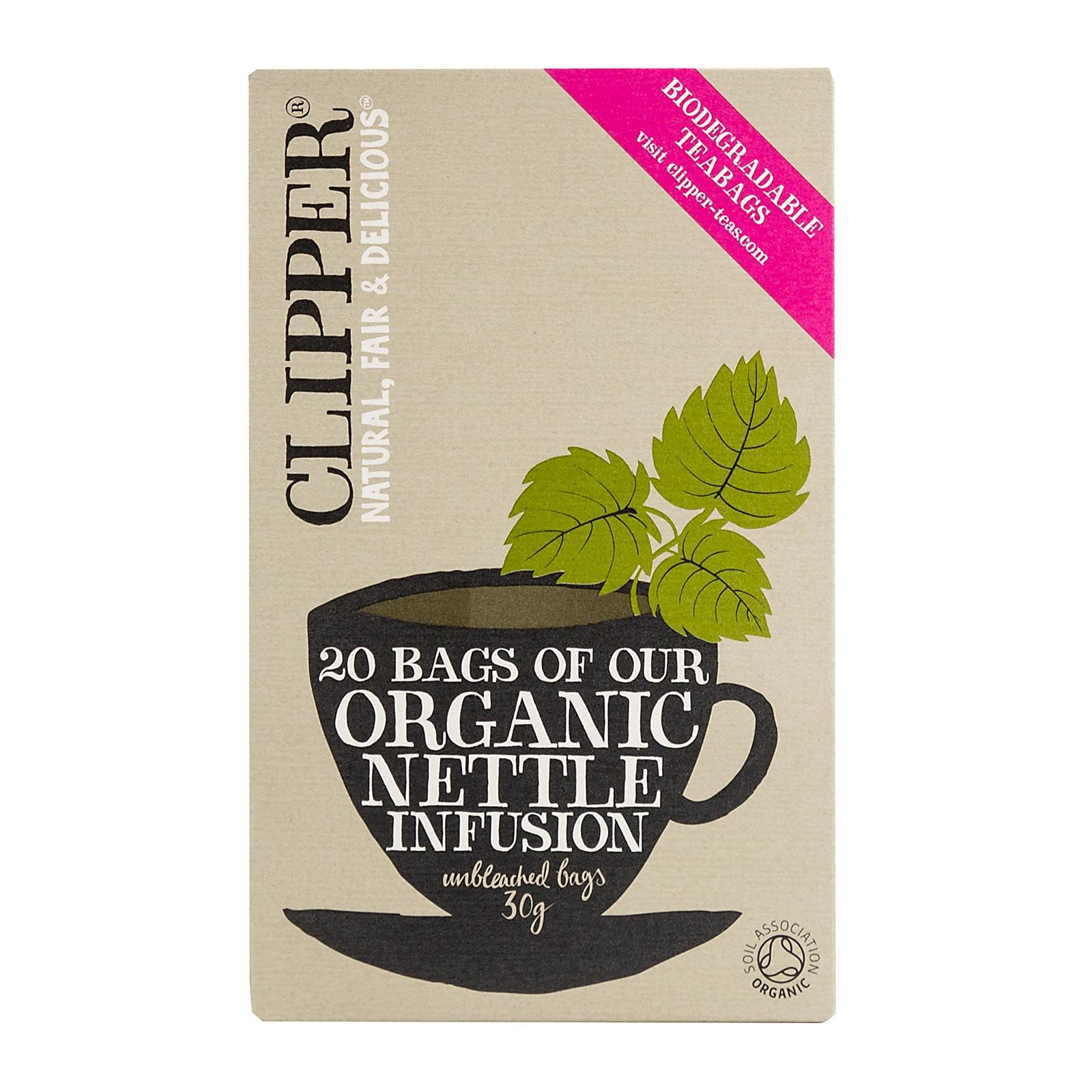 Clipper Organic Infusions Nettle Tea, 20 Bags NTUC FairPrice