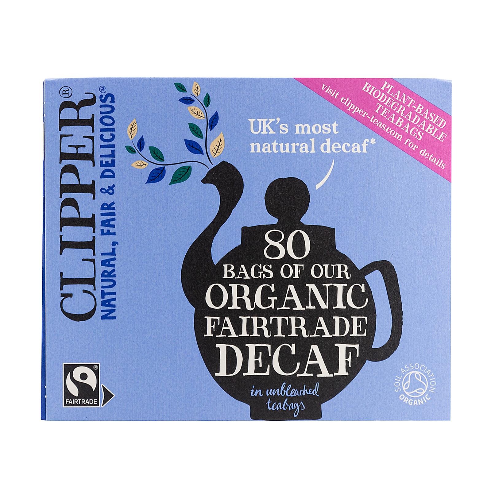 Clipper Organic Decaf Tea, 80 Tea Bags NTUC FairPrice