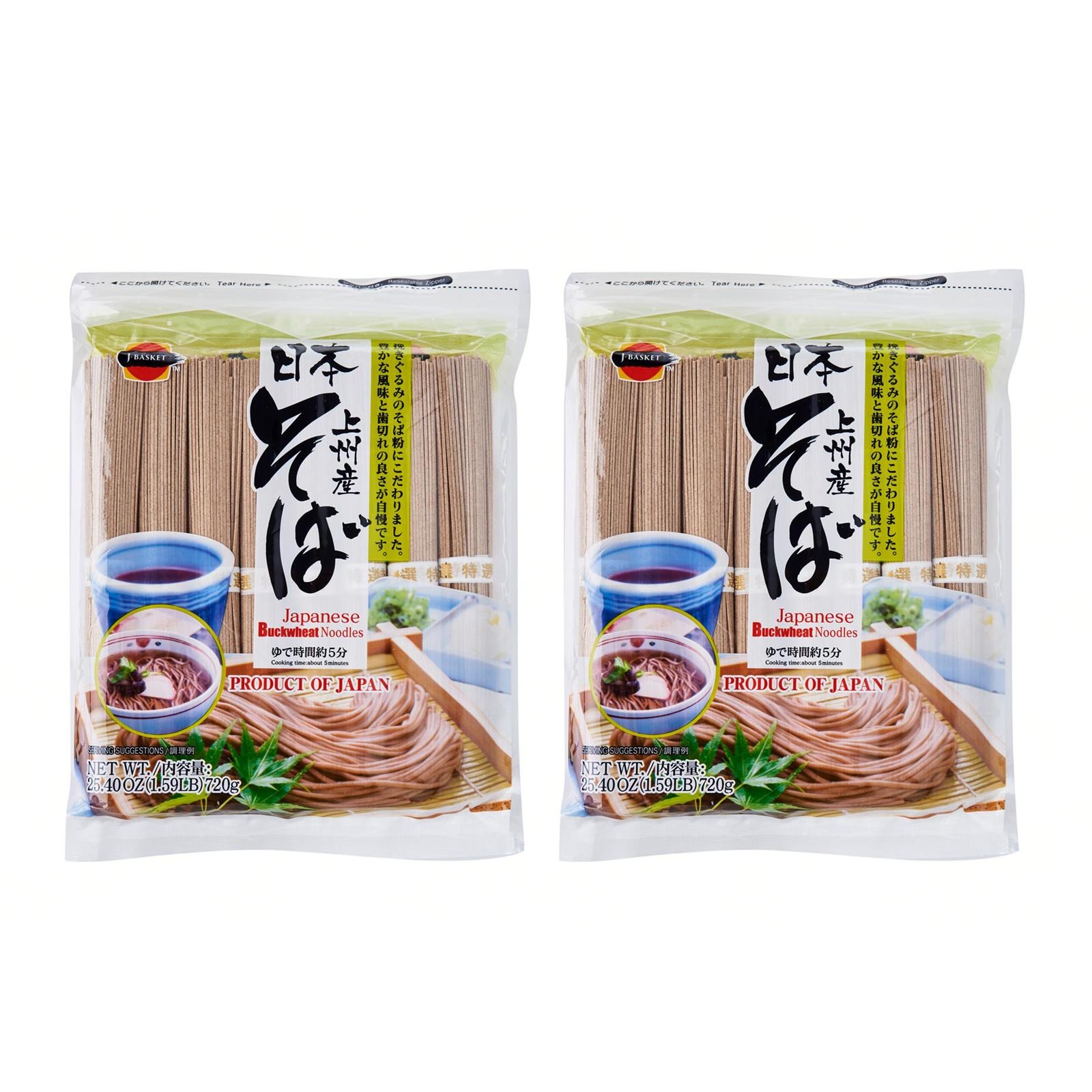 JBasket Noodles Japanese Buckwheat Bundle of 2 NTUC FairPrice