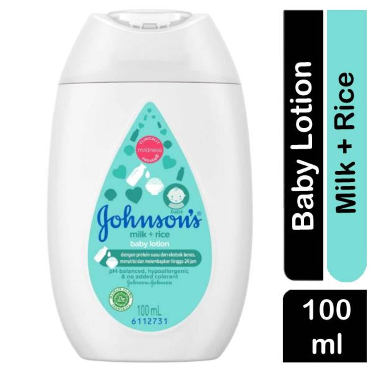 Johnson's Baby Lotion Milk + Rice Hypoallergenic, PHbalance NTUC