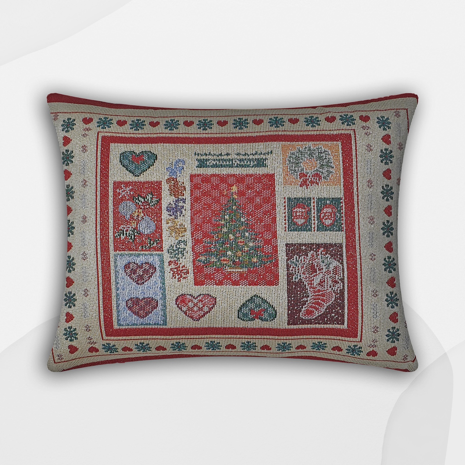 GOODLIVING FRAME Obl Cush Red | NTUC FairPrice