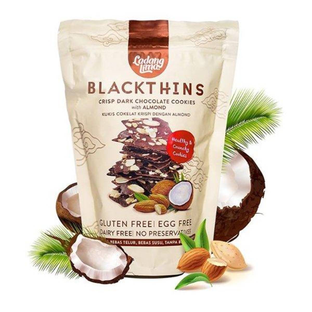 Ladang Lima GlutenFree DairyFree Dark Chocolate Cookie Thin NTUC