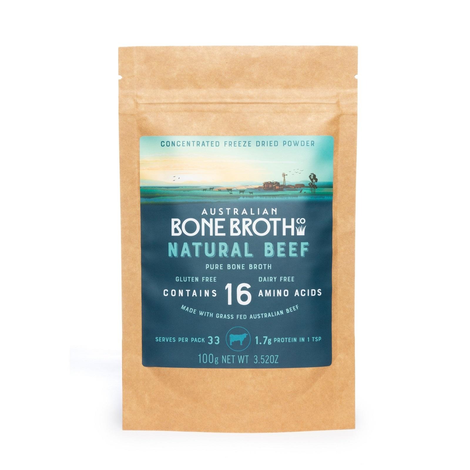 Australian Bone Broth Co Bone Broth Powder Natural Beef NTUC FairPrice