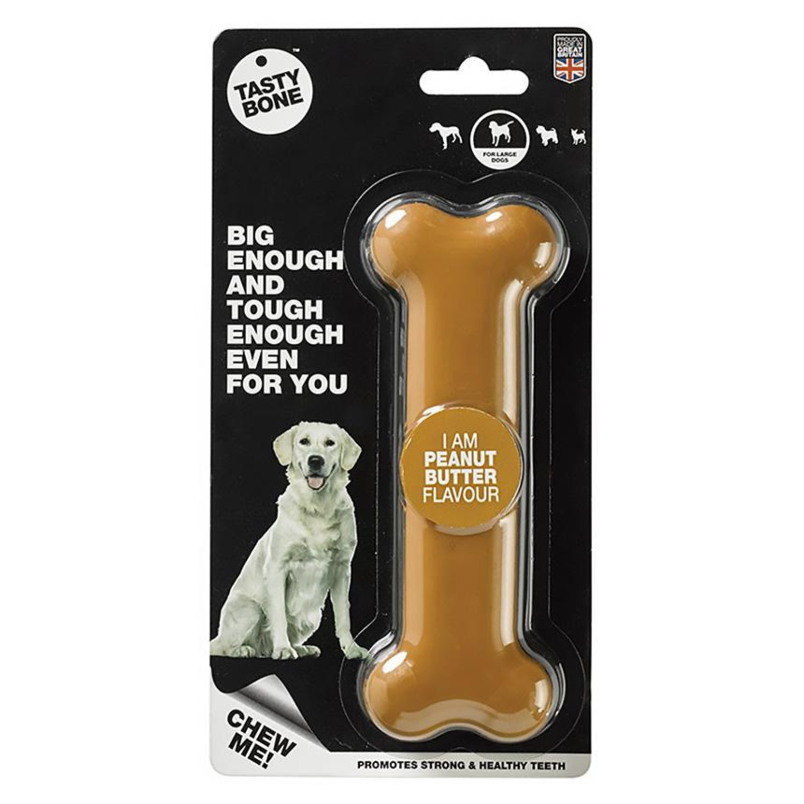 Tastybone Nylon Chew Toy Peanut Butter Large Dog NTUC FairPrice